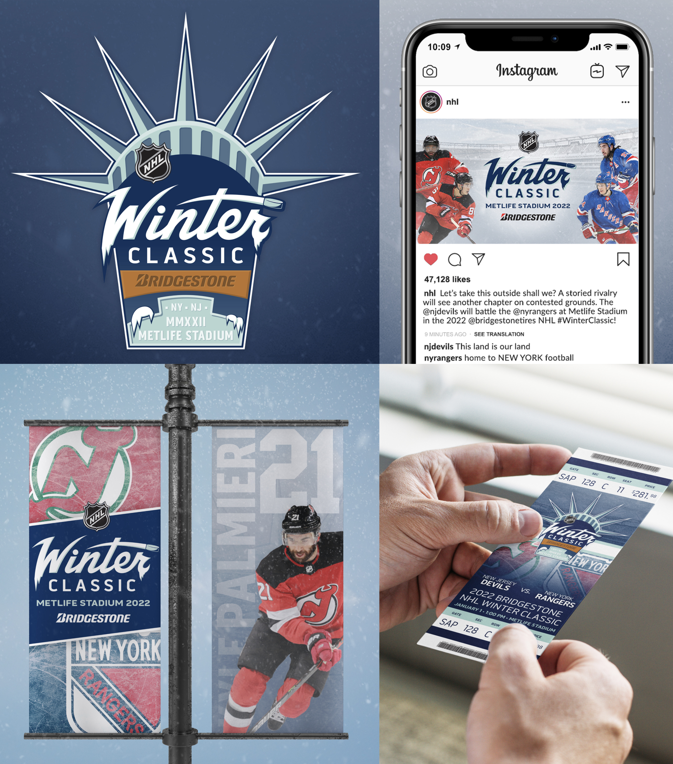 2022 NHL Winter Classic Poster