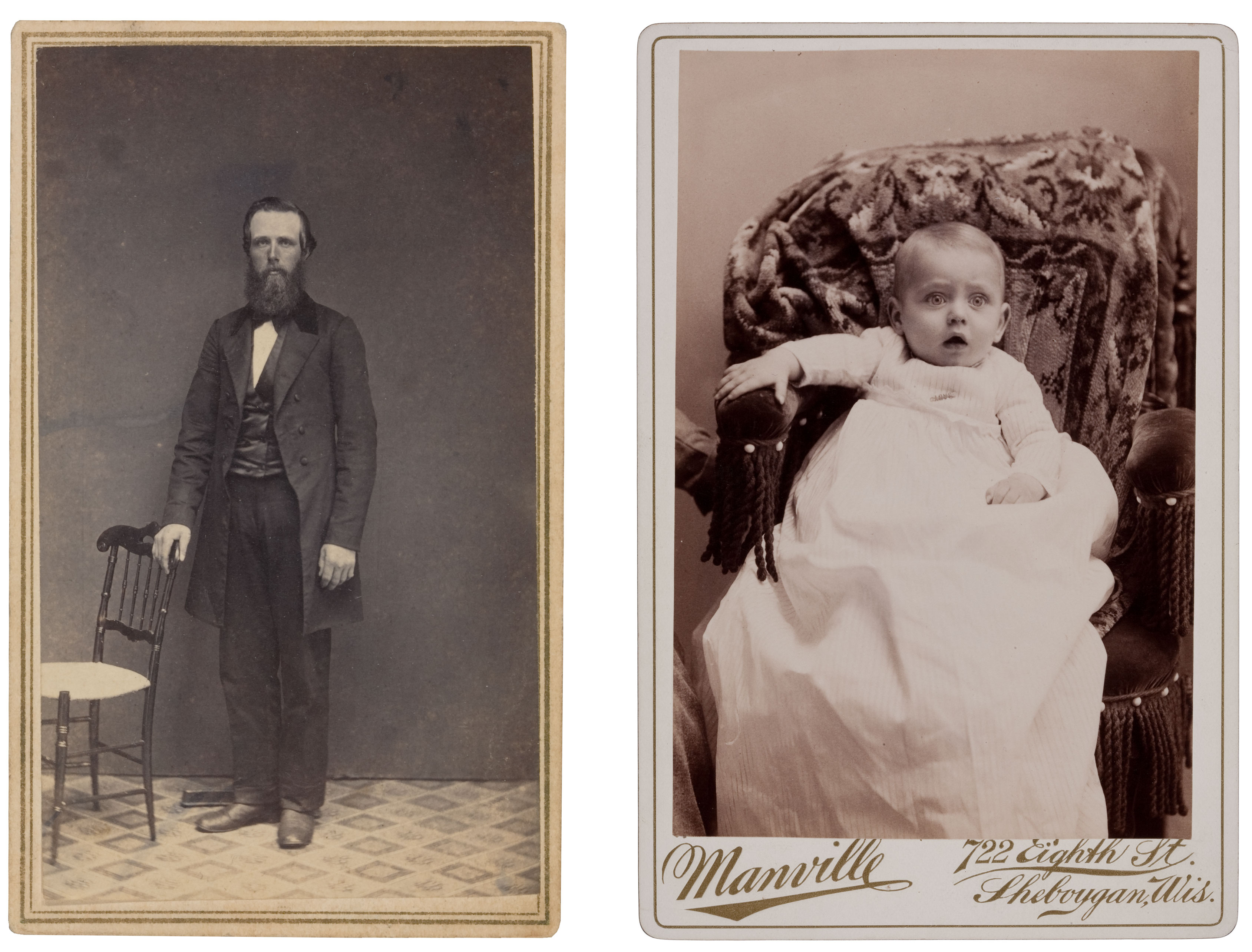 Albumen prints are nearly always mounted to a secondary support.